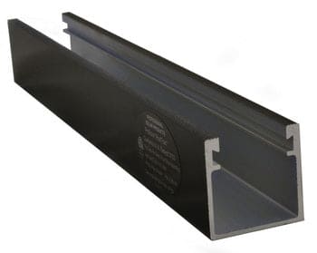 ProSolar Rooftrac R-136BLACK 136' (11') Black Standard Support Rail