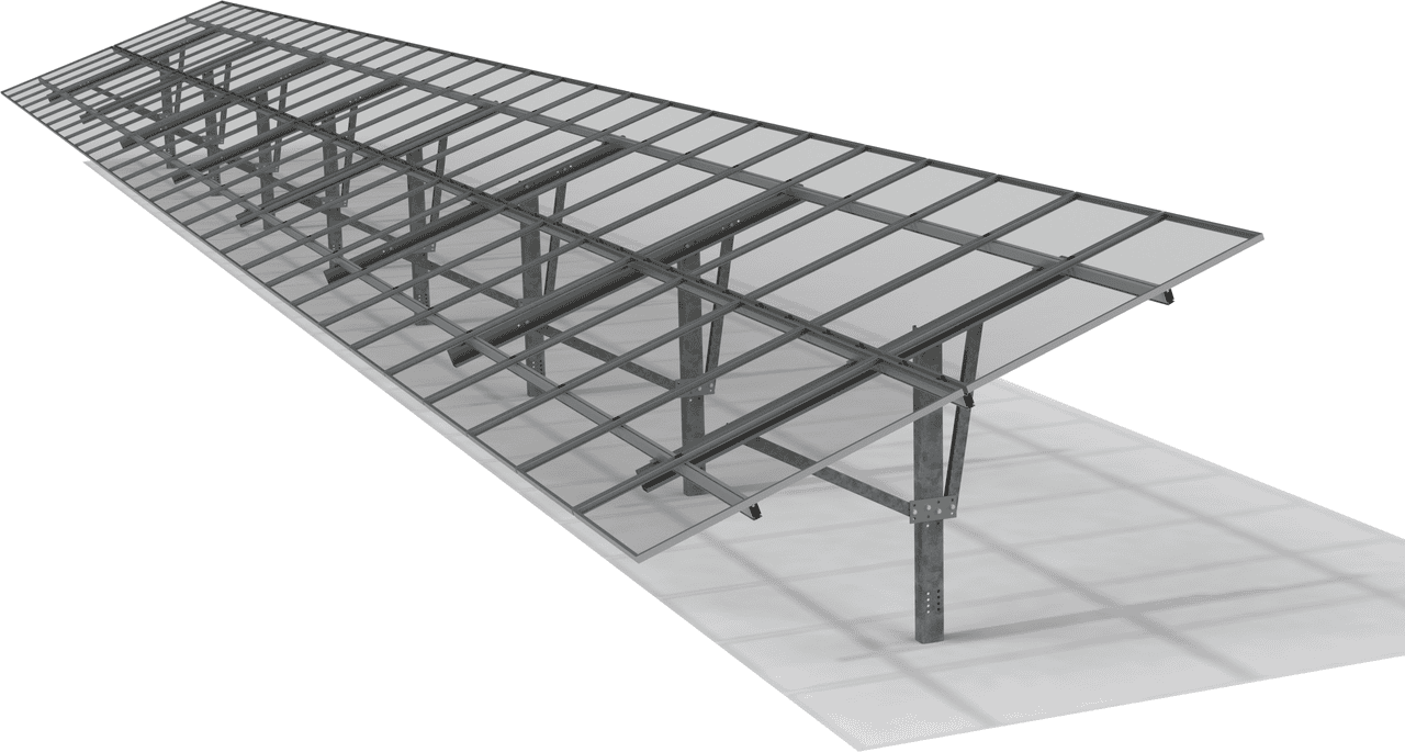 Unirac GFT 411166m 166' (14') Mill Ground Tilt Rail