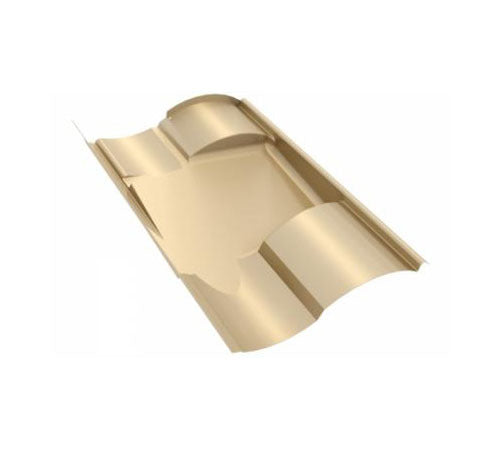 Ironridge KO KOF-S01-T1 Tan S Tile Flashing, Tile Replacement ‘S’ Flashing