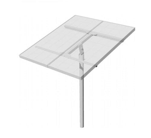 PLP TPM2-G Top-of-pole Mount For 2 Type-G Modules, 3' Pipe