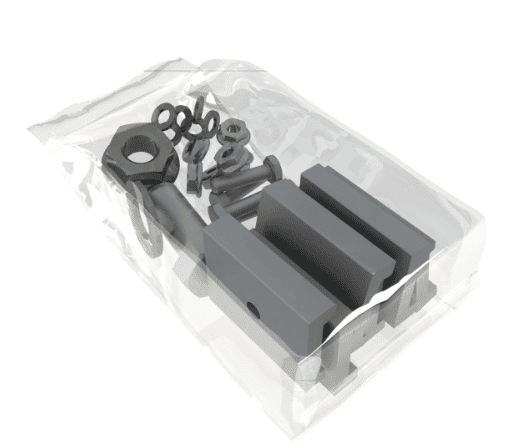 Unirac Ground Fixed TILT 404034 3-RAIL Ground Fixed Tilt 3 Rail Hardware Kit, Shared Rail