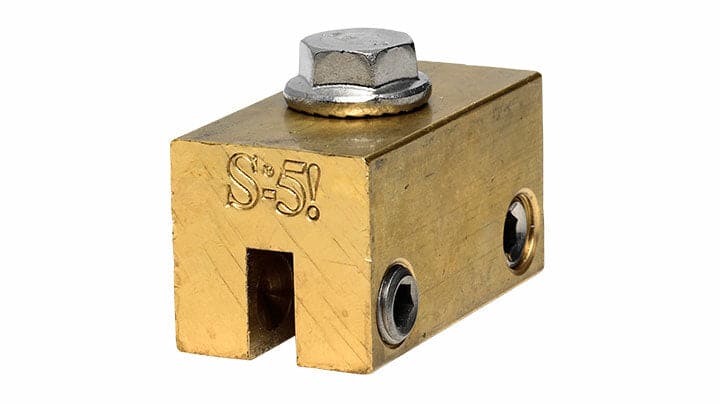 S-5! S-5-B Metal Roof Clamp, Clamp, Size B, Brass Clamp With 10mm Bolt