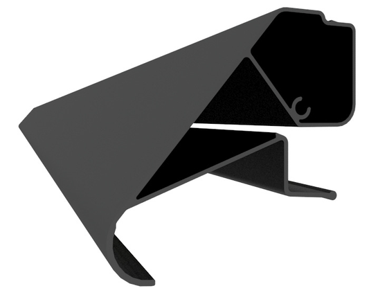 Ironridge Fx RAIL-LESS FX-TRIM-40MM-B-2P Rail-less Trim