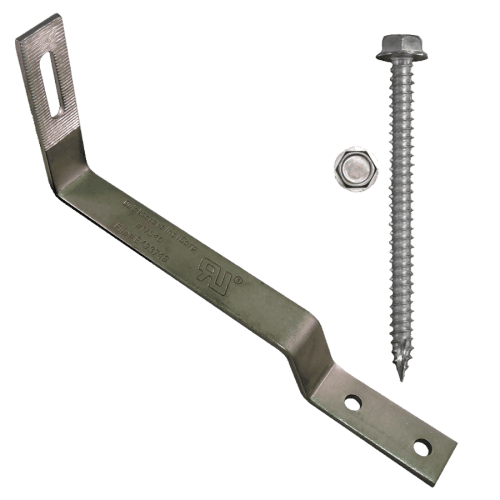 QuickBolt 17608 Flat Tile Roof Hook, Side Mount Rails