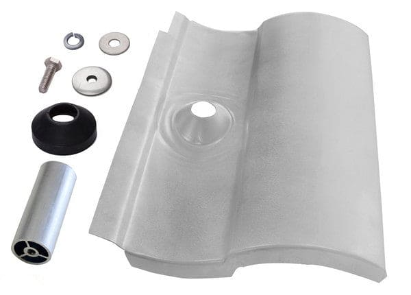 Quick Mount PV QMTR-S3.25-A-12 Mill S-tile Flashing