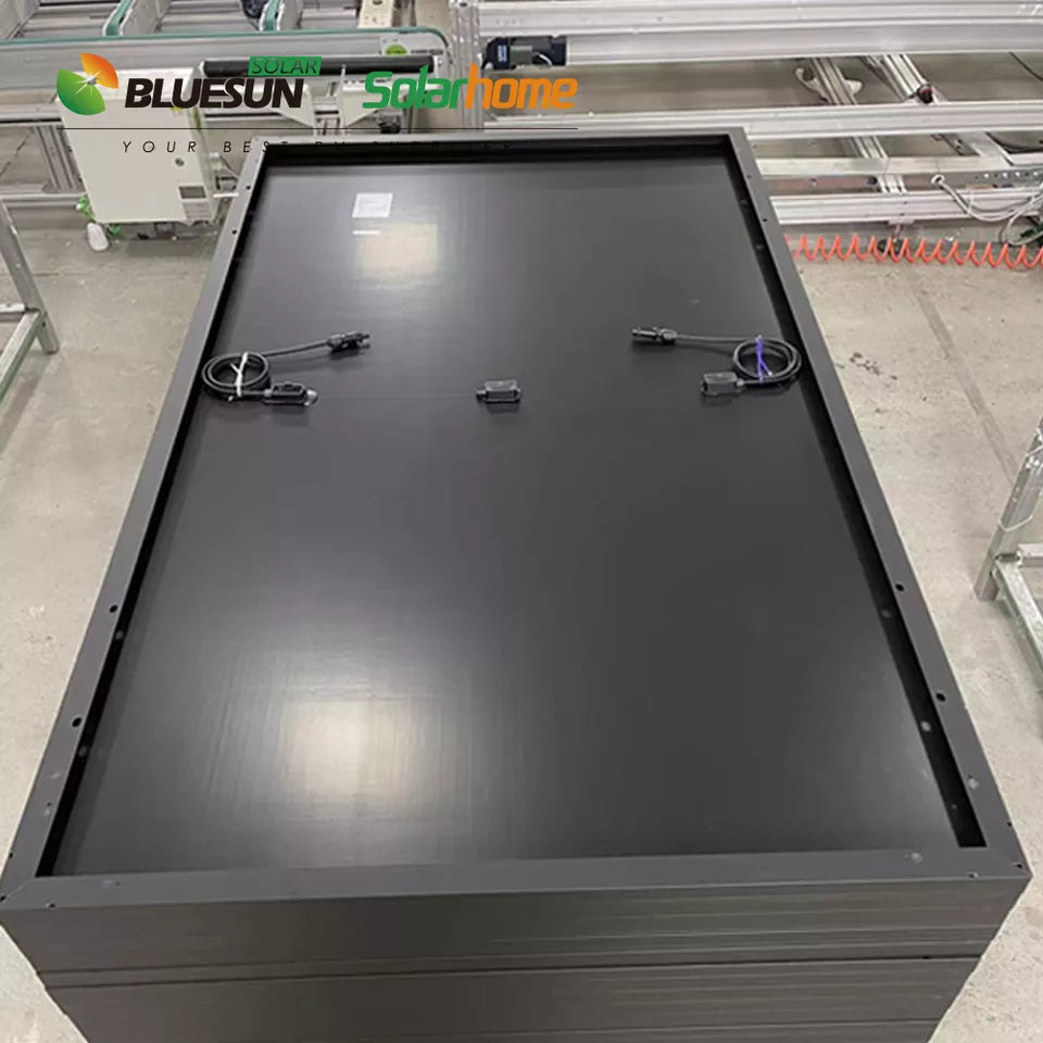 Bluesun - 415W - Black Mono-Facial Perc Solar Panel - US Solar Supplier - BSM415M10-54HPH - Pallet Only