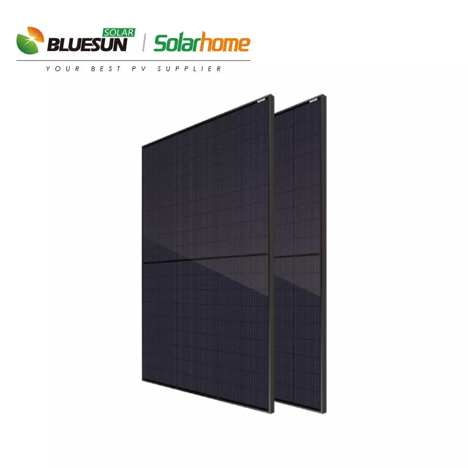 Bluesun - 415W - Black Mono-Facial Perc Solar Panel - US Solar Supplier - BSM415M10-54HPH - Pallet Only