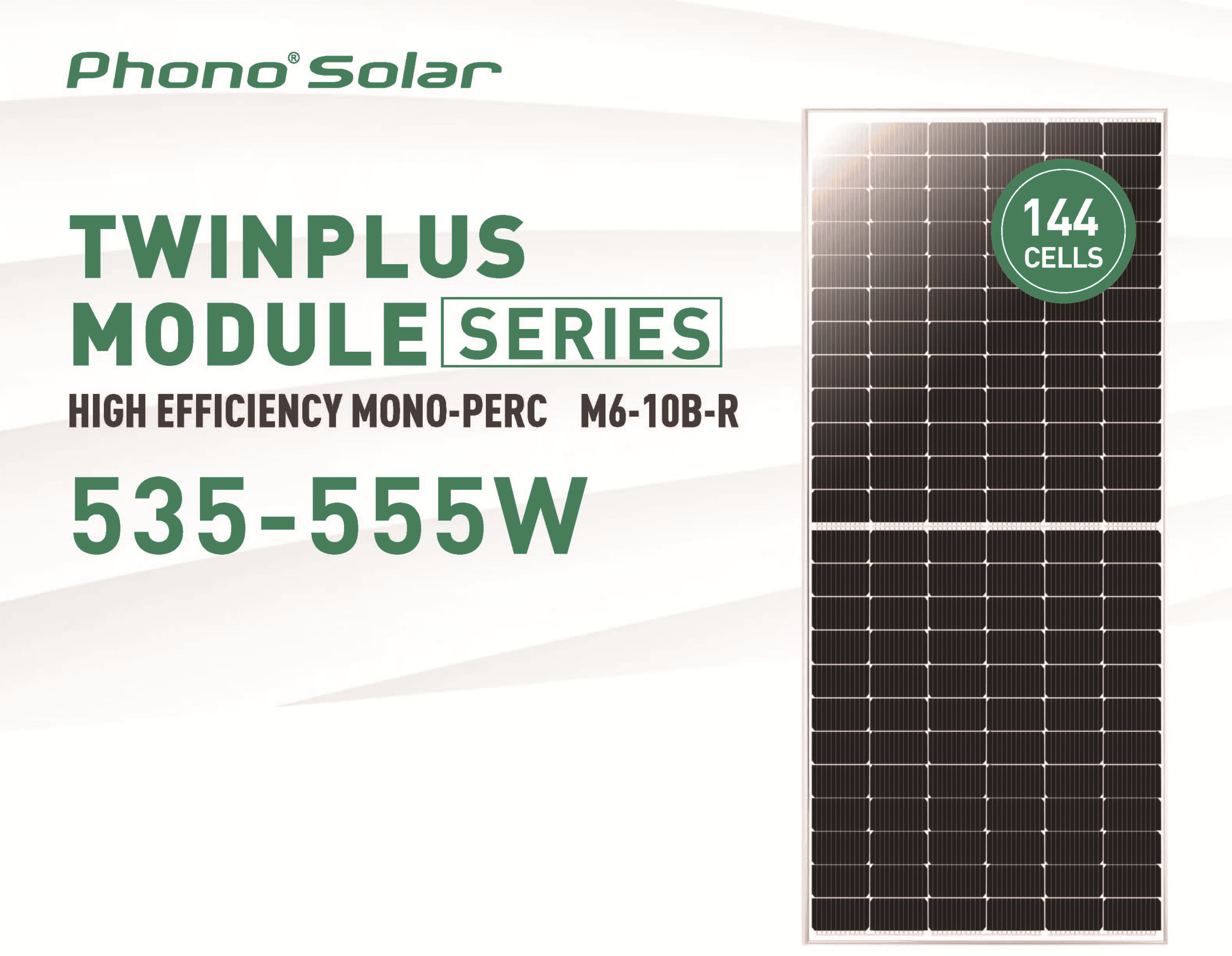 Phono Solar - PS545M6-24/TH Silver Frame 144 Mono Cells