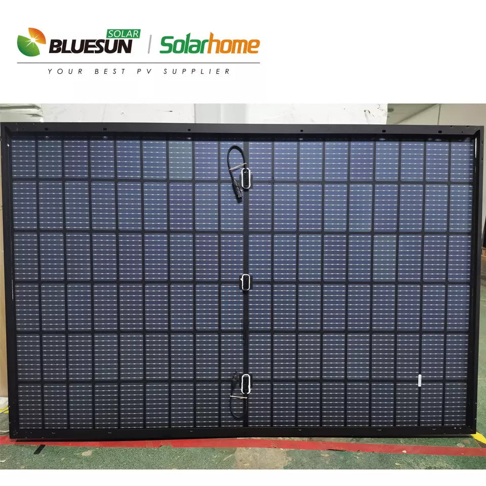 Bluesun - 415W - Black Mono-Facial Perc Solar Panel - US Solar Supplier - BSM415M10-54HPH - Pallet Only
