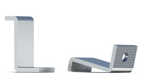 IronRidge BX BX-TCL-46MM-M1 Mill Top Clamp, 46mm