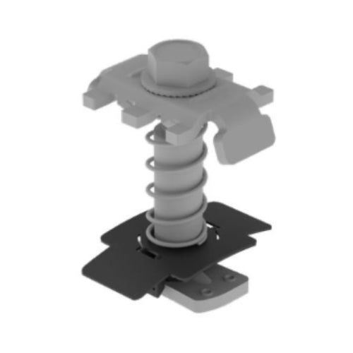 K2 System 4000601-H mid clamps Mill; 30-47mm, 13mm Hex; pack of 20