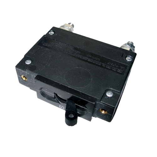 Midnite Solar, MNEDC60, Circuit Breaker, 60A 300VDC, 1-pole, Panel Mount