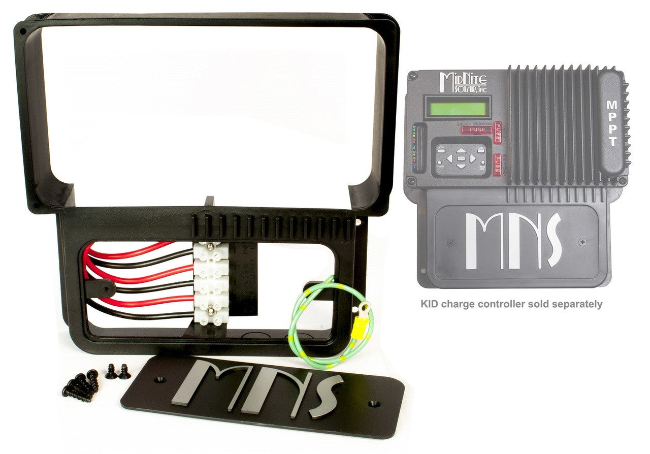 MidNite Solar MNKID-WMBB-B Wall Mounting Bracket, Black