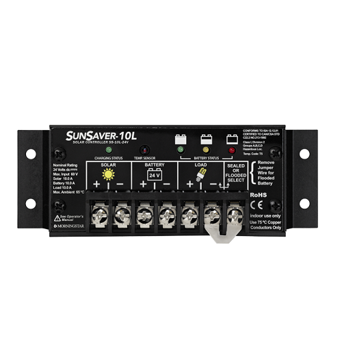 Morningstar Sunsaver SS-10L-24V 10A 24VDC Pwm Charge Controller