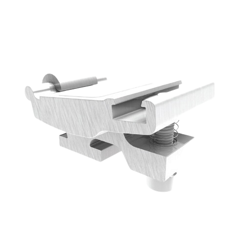 IronRidge Hidden End Clamp QMR-HEC-A-20, Mill