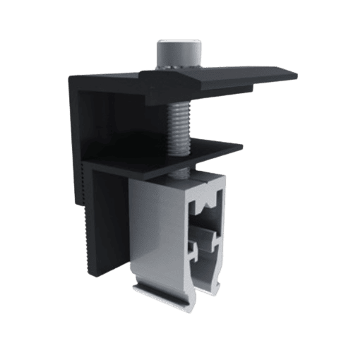 IronRidge Universal End Clamp, 30-45mm, Black