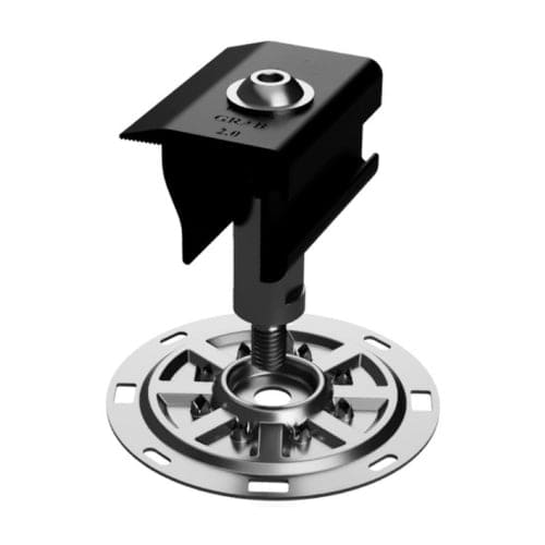 S-5-PV KIT 2.0 Edge Black Anodized Metal Roof