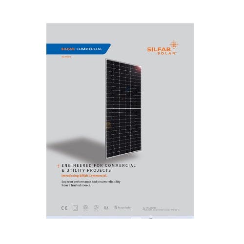 SILFAB Solar SIL-490-HN 490Watt 156 1/2 Cells BoW Monocrystalline - Full Pallet (26)