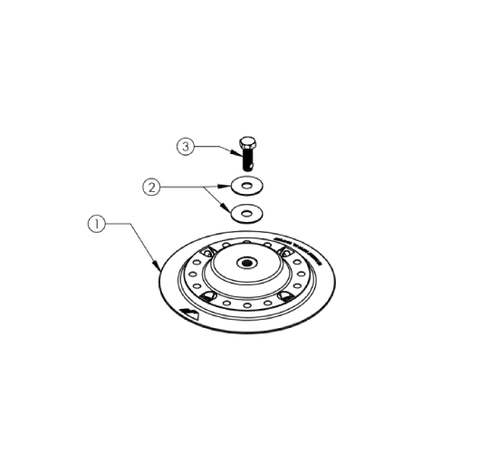 Ironridge UFO FRA-BASE-01-M1 Flat Roof Attachment