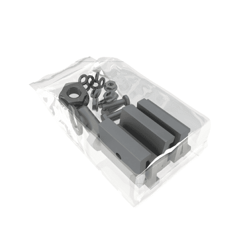 Unirac Ground Fixed TILT 404034 3-RAIL Ground Fixed Tilt 3 Rail Hardware Kit, Shared Rail