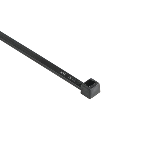 High-Temp Cable Tie, 8' Long, UL Rated, 50lb Tensile Strength, PA66HIRHSUV, Black, 25/pkg